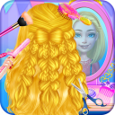 Colorful Braids Hairstyle Game Icon