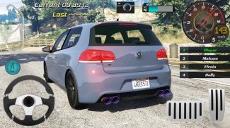 Real Golf Volkswagen Drift Simulator screenshot 2