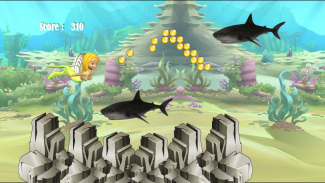هجوم سمك القرش حورية البحر screenshot 1