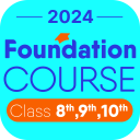 Foundation Course Class 10 9 8 Icon