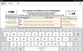 Form 1120 S for IRS: Sign Income Tax Return eForm screenshot 3