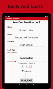 Combination Lock Manager screenshot 13