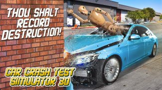 Car Crash Test Simulator 3D screenshot 2