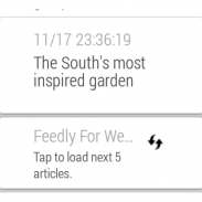 Feedly for Wear screenshot 3