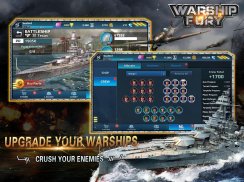Warship Fury-El juego de batalla naval perfecto screenshot 1
