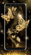 Gold Butterfly Live Wallpaper screenshot 3