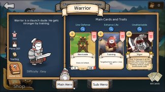 3 Minute Heroes: Card Defense screenshot 3