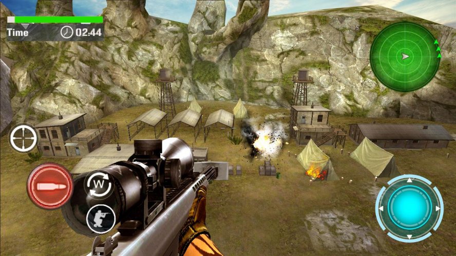 Mountain Sniper Shooter Fps Shooting Games 1 0 Download Android Apk Aptoide - roblox studio fps counter