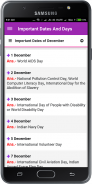 Important days and dates (General Knowledge) screenshot 7
