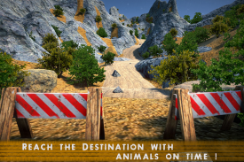 Tiertransport-LKW: Offroad-Fahrsimulator screenshot 4