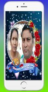 Marriage Anniversary Photo Frame Creator screenshot 1