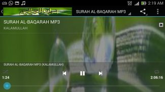 SURAH AL-BAQARAH MP3 screenshot 5