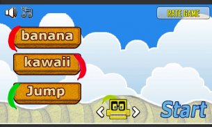 Banana kawaii jump screenshot 3