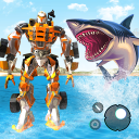 Underwater Shark Attack Transform Robot Car 2020