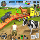 Farm Animal Transport Truck Icon