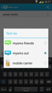 Websms - mysms out Connector screenshot 3