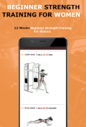 12 Weeks Beginner Strength Training For Women screenshot 0