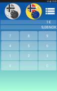 Norwegian krone Euro converter screenshot 3