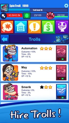 Troll Face Clicker Quest 0 96 Download Android Apk Aptoide - troll face 2 0 roblox