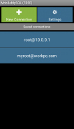 Mobile MySQL Manager (Free) screenshot 1
