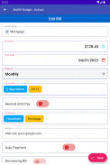 MoBill Budget and Reminder screenshot 22