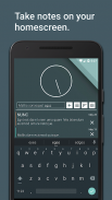 Homescreen Notes screenshot 1