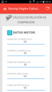 Racing Engine Calculator screenshot 5