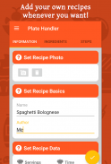 Plate Handler - Cookbook in Your Pocket screenshot 1