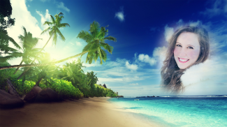 Beach Photo Frame with Photo Editor Photo Effects screenshot 0