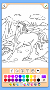 Horse coloring pages game screenshot 5