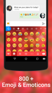 Kika Keyboard - Emoji, GIFs screenshot 1