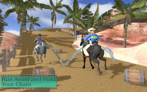 Chained Horse Racing Game-New Horse Derby Racing screenshot 0
