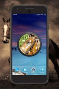 Horse Clock Live Wallpaper screenshot 2