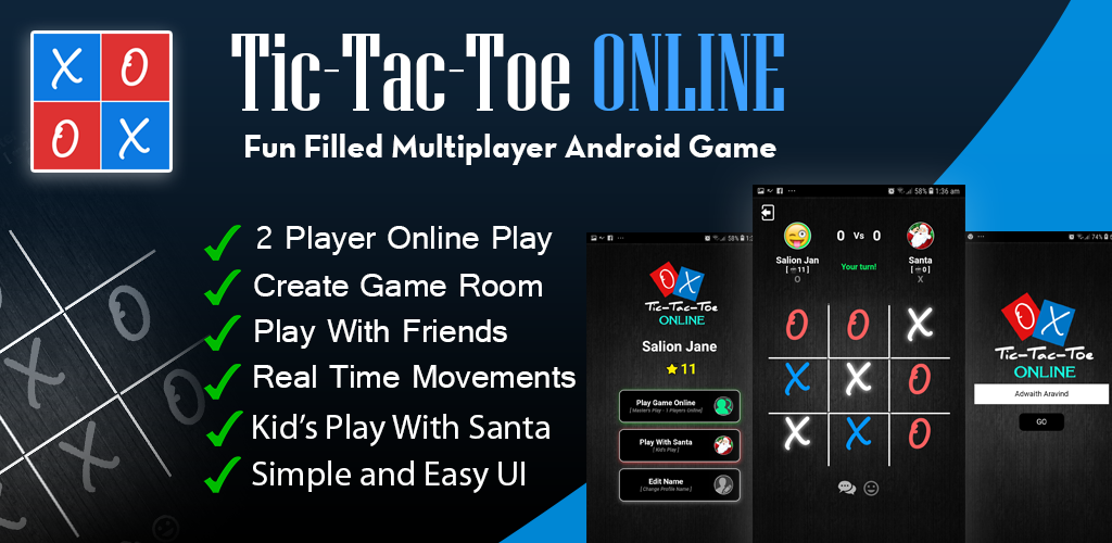 Tic Tac Toe Multiplayer - Jogue Tic Tac Toe Multiplayer Jogo Online