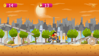Shin Chan Bike Race screenshot 1