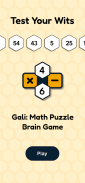 Gali: Math Puzzle Brain Game screenshot 1