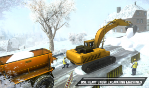 City Heavy Snow Excavator Simulator 3D screenshot 12