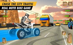 Light ATV Quad Bike 2019: Highway Racing Games screenshot 1