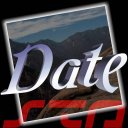 Calligraphy Date Time Widget Icon