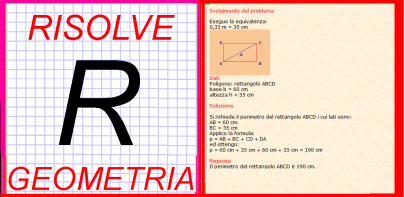 Risolve la geometria