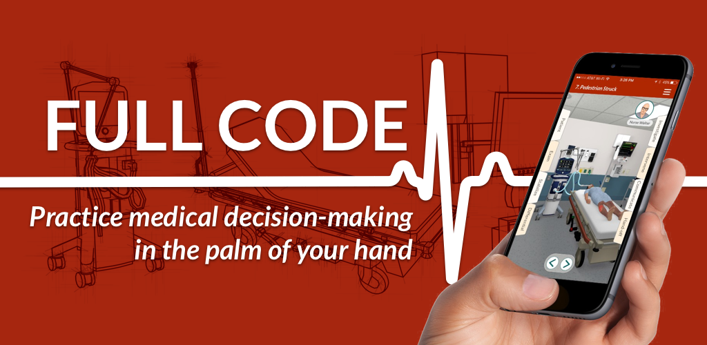 Full code medical simulation. Emergency codes. Full code Medicine.