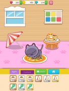 Cat Hotel Design : Match 3D screenshot 12