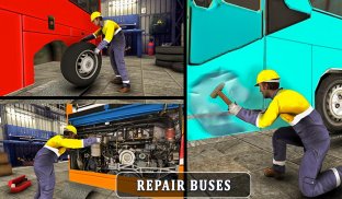 City Bus Wash Simulator: Gas Station Car Wash Game screenshot 12