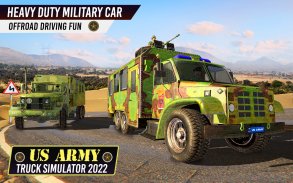 US Army Military Truck Driving screenshot 1