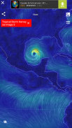 Mapa del viento 🌪 Seguimiento de Huracanes screenshot 1