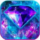 Galaxysparkle Tema Tastiera Icon