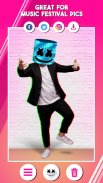 Marshmello Mask Photo Editor screenshot 3