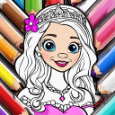 princess coloring book Icon