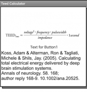 TEED score calculator screenshot 0