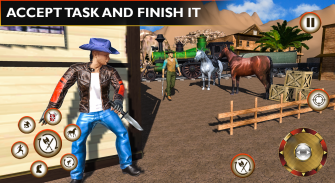 Sword fighting & Horse simulator Game screenshot 2